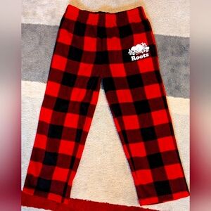 Roots flannel pants